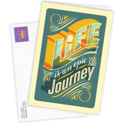 Life Is An Epic Journey Birthday Photo Card