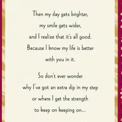Life Is Better With You Birthday Card for Wife From Husband