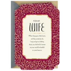 Life Is Better With You Birthday Card for Wife From Husband