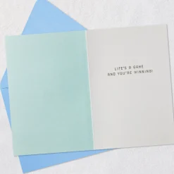 Life's a Game You're Winning Birthday Card