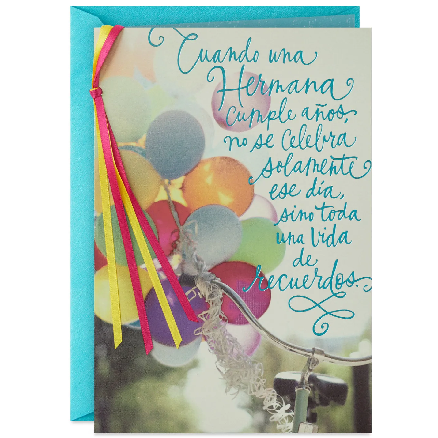 Lifetime of Memories Spanish-Language Birthday Card for Sister