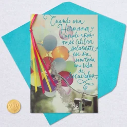 Lifetime of Memories Spanish-Language Birthday Card for Sister