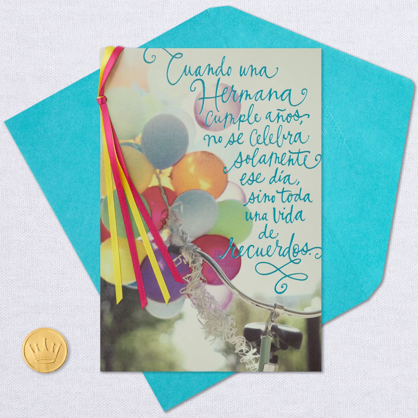 Lifetime of Memories Spanish-Language Birthday Card for Sister