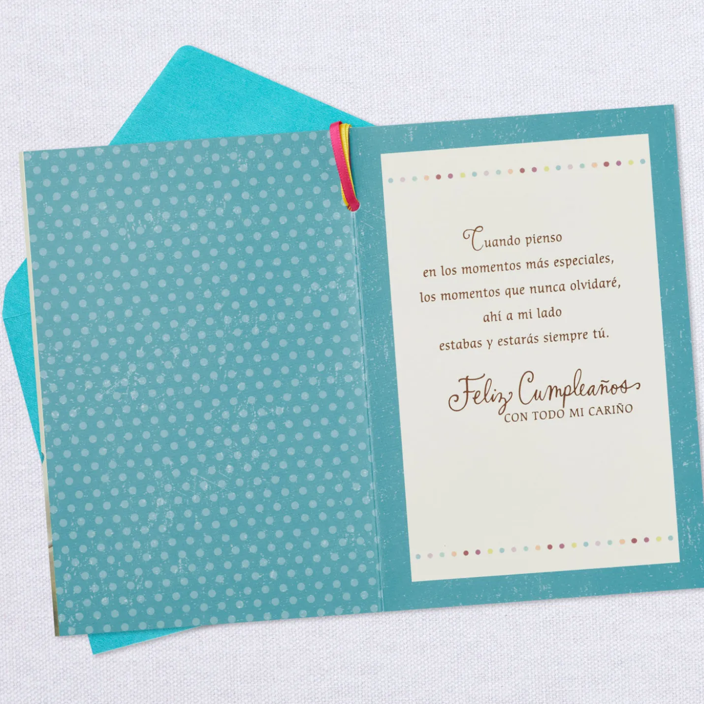 Lifetime of Memories Spanish-Language Birthday Card for Sister