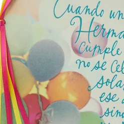 Lifetime of Memories Spanish-Language Birthday Card for Sister