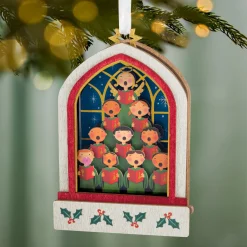 Lifting Their Voices Musical Papercraft Ornament