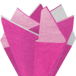Light Pink, Hot Pink and White 3-Pack Assorted Tissue Paper, 12 sheets