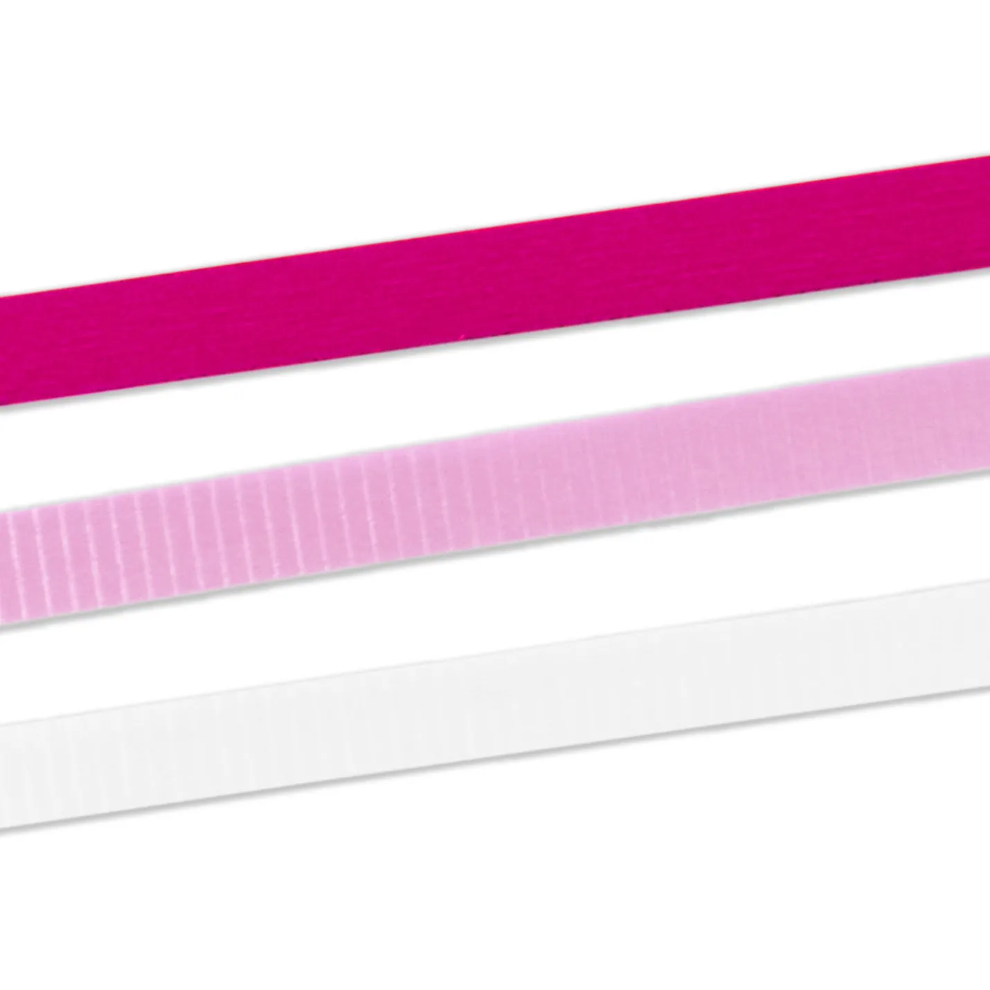 Light Pink/White/Metallic Hot Pink 3-Pack Curling Ribbon, 90' total