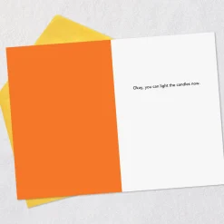 Light the Candles Funny Birthday Card
