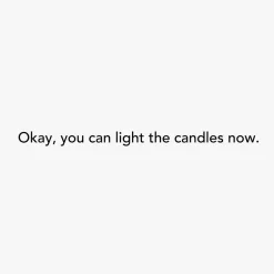 Light the Candles Funny Birthday Card