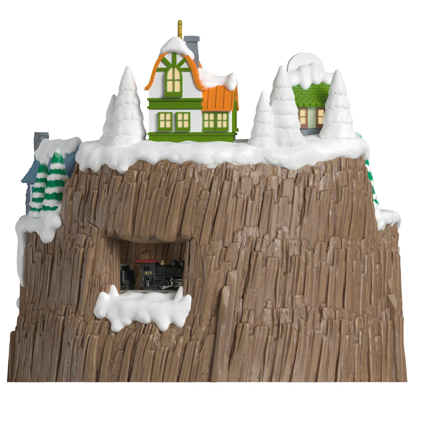 Lionel® Christmas Mountain Musical Ornament With Light and Motion