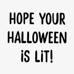 Lit Jack-o'-Lantern Funny Halloween Card