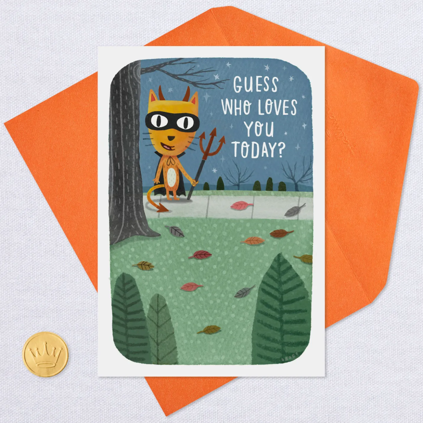Little Devil Love You Lots Halloween Card