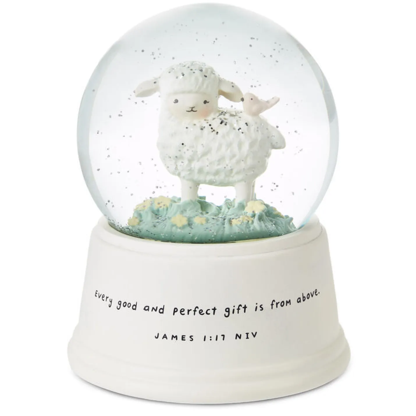 Little Lamb Musical Snow Globe