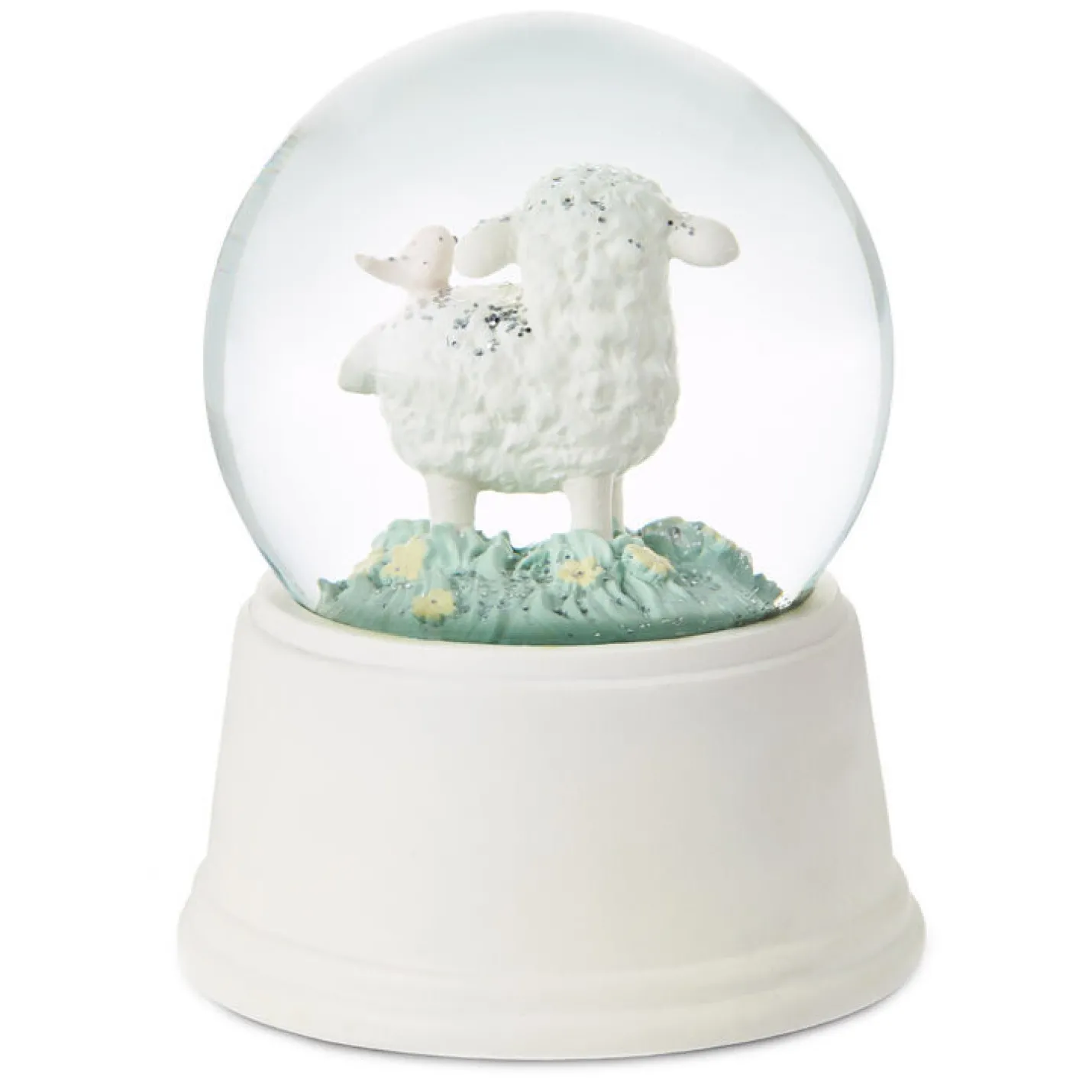 Little Lamb Musical Snow Globe