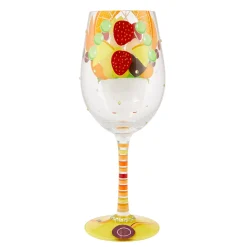 Lolita Best Nurse Ever Handpainted Wine Glass, 15 oz.
