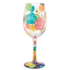 Lolita Birthday Girl Handpainted Wine Glass, 15 oz.