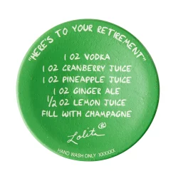 Lolita Here's to Your Retirement Handpainted Wine Glass, 15 oz.