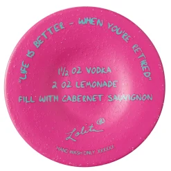Lolita Life Is Better When Retired Wine Glass, 15 oz.