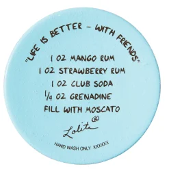 Lolita Life Is Better With Friends Wine Glass, 15 oz.
