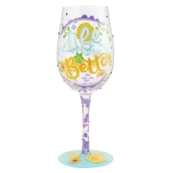 Lolita Life Is Better With Friends Wine Glass, 15 oz.