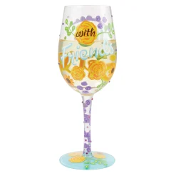 Lolita Life Is Better With Friends Wine Glass, 15 oz.