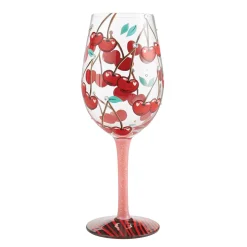 Lolita Mon Cherry Wine Glass, 15 oz.