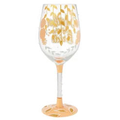 Lolita Mother of the Bride Handpainted Wine Glass, 15 oz.