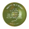 Lolita Pretty as a Peony Handpainted Wine Glass, 15 oz.