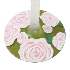Lolita Pretty as a Peony Handpainted Wine Glass, 15 oz.