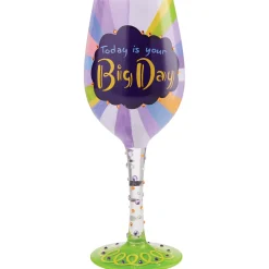 Lolita Your Big Day Handpainted Wine Glass, 15 oz.