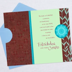 Lord Bless You Spanish-Language Birthday Card for Dad