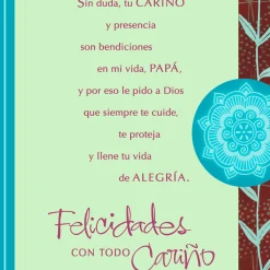 Lord Bless You Spanish-Language Birthday Card for Dad
