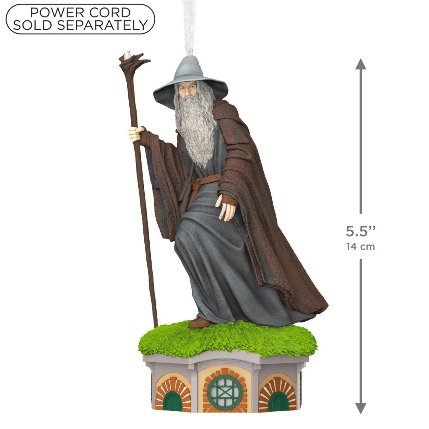 Lord of the Rings: The Fellowship of the Ring™ Collection Gandalf™ the Grey Ornament With Light and Sound