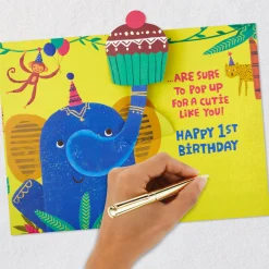 Lots of Surprises Pop-Up First Birthday Card