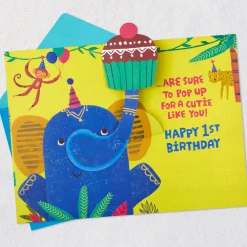 Lots of Surprises Pop-Up First Birthday Card