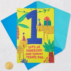 Lots of Surprises Pop-Up First Birthday Card