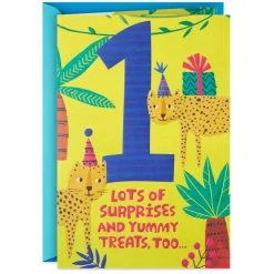 Lots of Surprises Pop-Up First Birthday Card