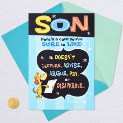 Lots of Love Funny Pop-Up Birthday Card for Son