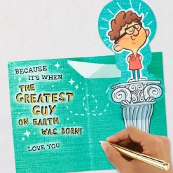 Love This Day and You Funny Pop-Up Birthday Card for Him