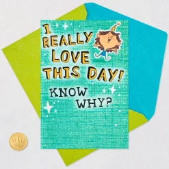 Love This Day and You Funny Pop-Up Birthday Card for Him