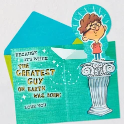 Love This Day and You Funny Pop-Up Birthday Card for Him