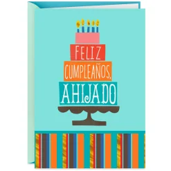 Love and Joy Spanish-Language Birthday Card for Godson
