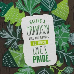 Love and Pride Birthday Card for Grandson