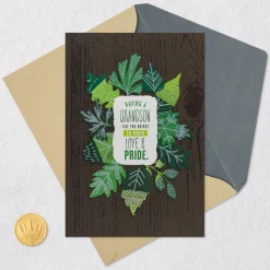 Love and Pride Birthday Card for Grandson