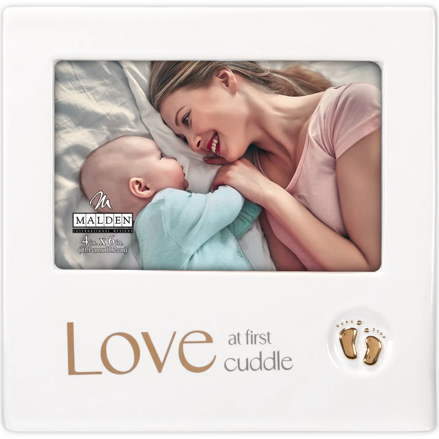 Love at First Cuddle Ceramic Picture Frame, 4x6
