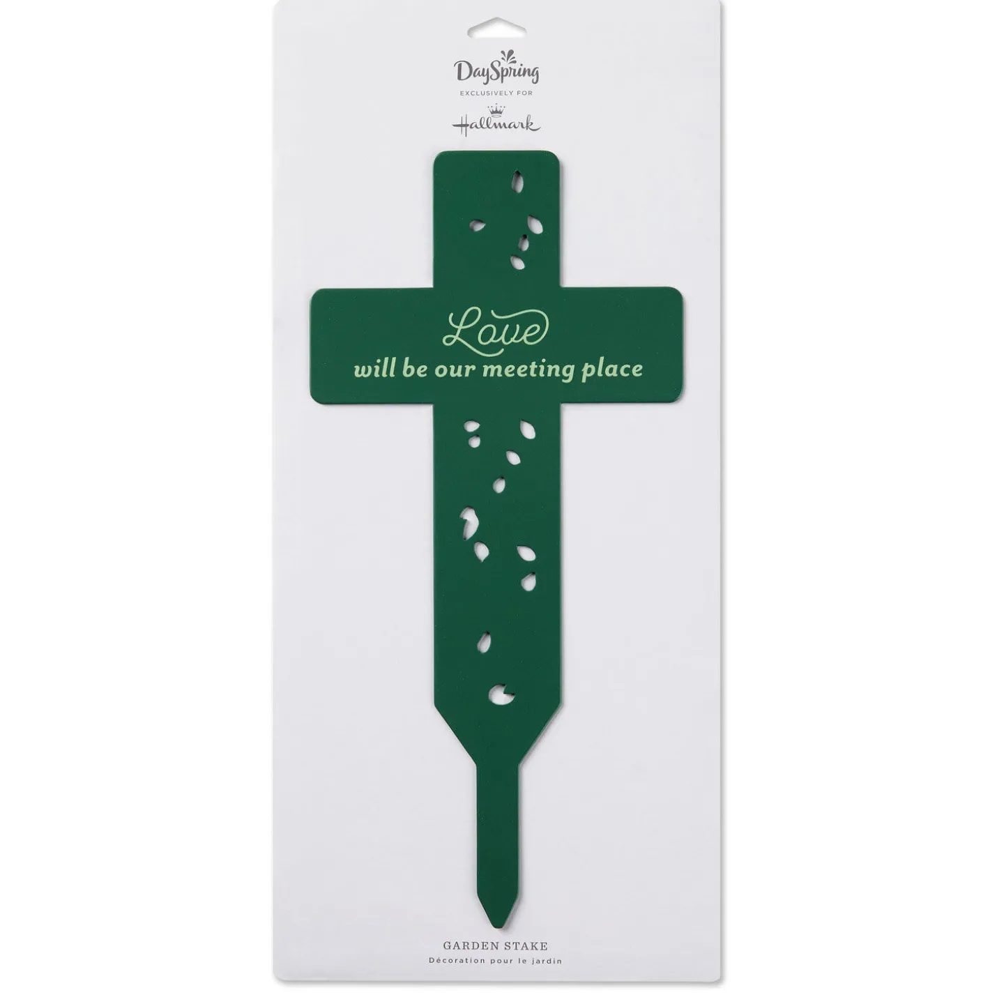 Love Cross Garden Stake, 10.25"