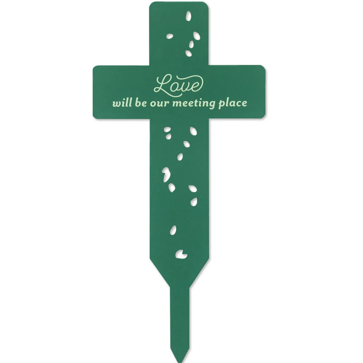 Love Cross Garden Stake, 10.25"