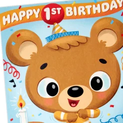 Loved From Head to Toe Pop-Up First Birthday Card for Boy