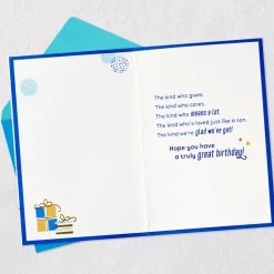Loved Just Like a Son Birthday Card for Son-in-Law